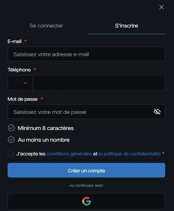 Reeljoy Casino en France Inscription et connexion